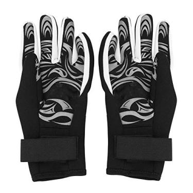 Imagem de Generic Neoprene Mergulho Luvas de Proteção Resistente a Rasgos Natação Mergulho Luvas Adulto para Surf 2mm Preto (XL)