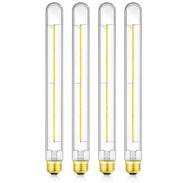 Imagem de Lâmpada LED XININSUN T300 10W 600lm 3000K regulável E26, pacote com 4