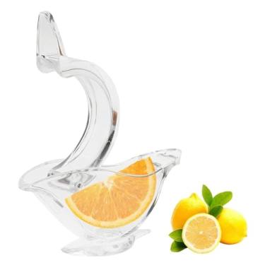 Imagem de Espremedores de limão acrílico clipe de limão transparente espremedor de limão em forma de barco espremedor de fatia de limão espremedor manual de frutas espremedor de frutas espremedor manual de