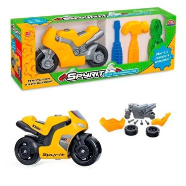 Imagem de Brinquedo Spyrit - Moto Personalizada - Monte e Desmonte