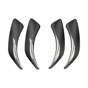 Imagem de A90E-ABS Tampa do painel da porta interior do carro de fibra de carbono compatível com BMW 1 2 Series F20 F21 F22 F23 2012-2016