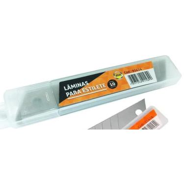 Imagem de 10 Lâminas Para Estilete Largo 18Mm Jocar Office