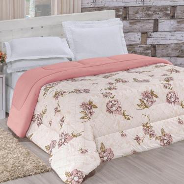 Imagem de Edredom Casal Queen Quality 1 Peça Rosê