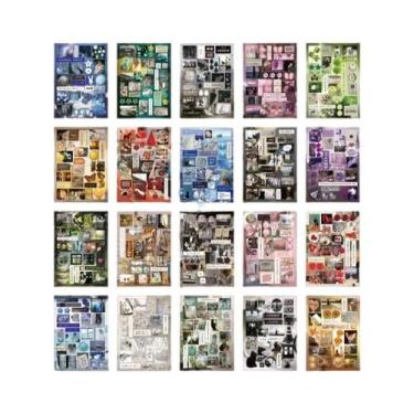 Imagem de Adesivos Vintage De Comida E Sobremesas Japonesas 20pcs Com Acabamento