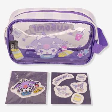 Imagem de Necessaire Com Adesivos Kuromi - Zonacriativa