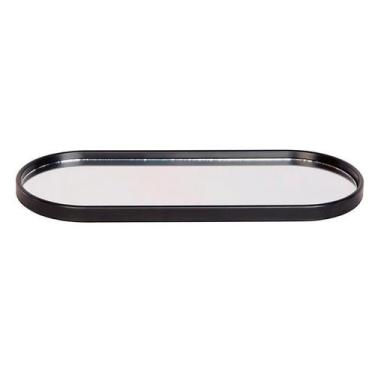 Imagem de Bandeja Decorativa Elegante Espelhada Oval Redonda Retangular Multicol