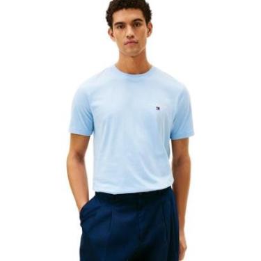 Imagem de Camiseta Tommy Hilfiger Brand Love Small Hilfiger Tee Azul-Masculino