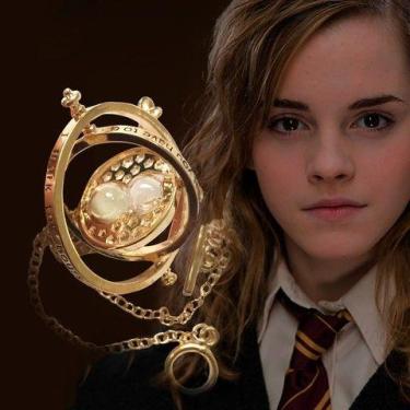 Imagem de Cordão Vira-Tempo Harry Potter Hermione Cosplay Geek Símbolo Prisionei