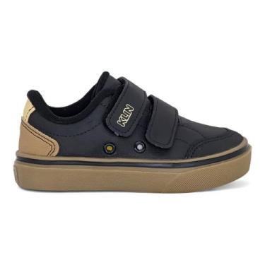 Imagem de Tenis Klin Infantil Masculino Menino Freestyle Mini Conforto, Preto, 2