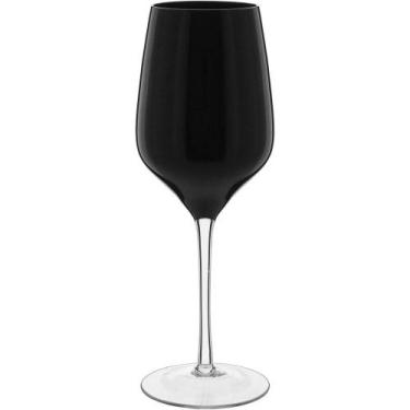Imagem de Jogo 2 Taças Vinho Home&co Ballet Vidro 460ml 24x9x9cm Preto - HOME & 