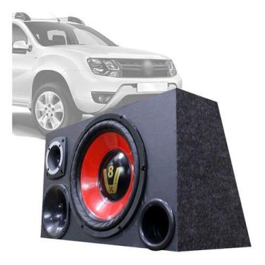 Imagem de Caixa Som Automotivo Trio Completa Subwoofer Duster Oroch - OESTESOM, 
