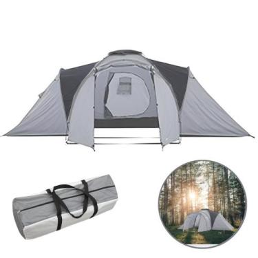 Imagem de Barraca Camping Gigante 7 Pessoas 3 Quartos + Sala Grande - Importway