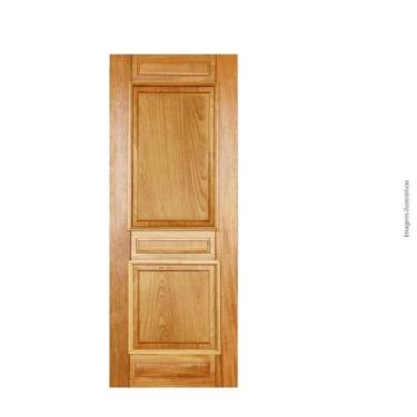 Imagem de Folha de Porta 210x80 cm Tauari Alteza Almofadada Mapaf Marrom-Claro