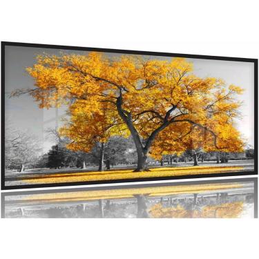 Imagem de Quadro Decorativo 130x60 Sala Quarto Árvore Amarela 1
