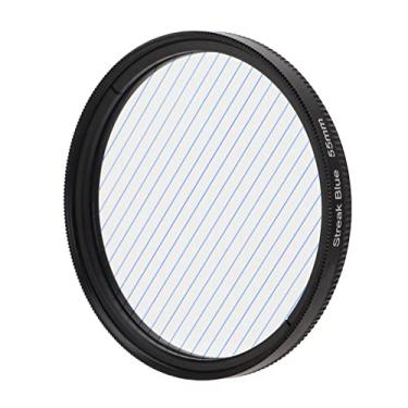 Imagem de Zyyini Filtro de efeitos especiais Blue Streak, filtro anamórfico de efeitos especiais de 52 mm, 55 mm, 58 mm, filtro de efeitos especiais, compatível com a maioria das câmeras digitais do mercado (55