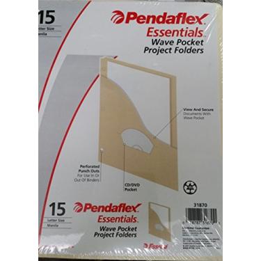 Imagem de Pastas de Projetos Pendaflex Essentials Wave Pocket Project, Pasta Arquivo, Porta Arquivo