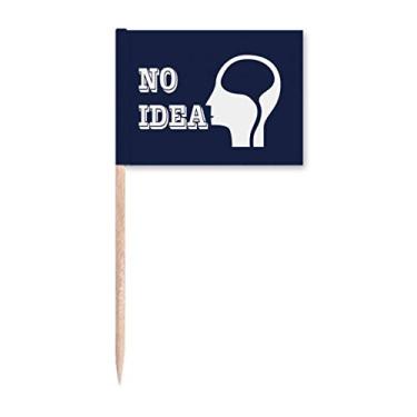 Imagem de Brain Blank No Idea Art Deco Presente Fashion Palito de Dentes Marcadores Decoração de Festa