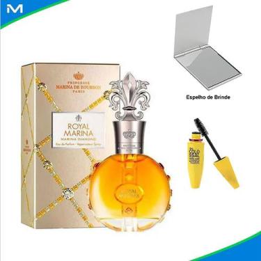 Imagem de Perfume Royal Diamond Marina Bourbon 100ml Feminino + Espelho De Bolsa
