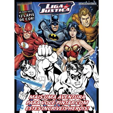 Imagem de Livro - Liga da Justiça - Colorir especial: Mais uma aventura para você pintar com estes incríveis heróis