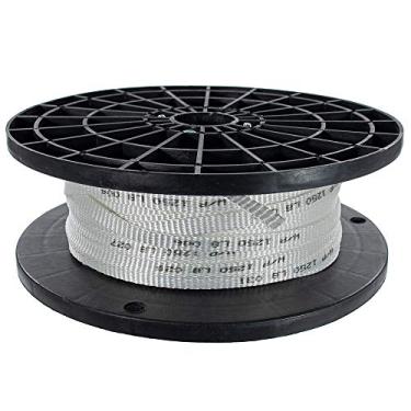 Imagem de Golberg – Fita de puxar de cabo de poliéster – Fita mule elétrica de conduíte branco – Fita de puxar profissional – Instalações elétricas, redes, cabos, fibra óptica (1,2 cm x 1,5 m)