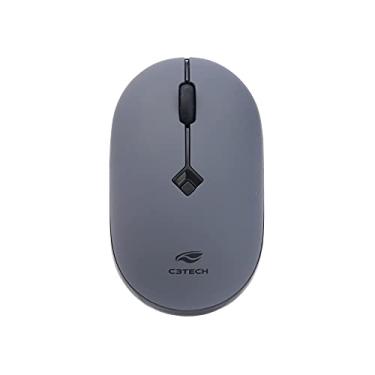 Imagem de C3Tech Mouse sem fio Cinza M-W60GY - Wifi 2.4GHz, alcance ate 10M, Receptor Nano USB, 1600DPI, com 4 Botões, Ambidestro, Windows, MacOS, Linux, Chrome