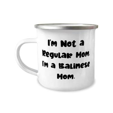 Imagem de Love Balinese Cat Gifts, I'm Not a Regular Mom I'm a Balinese Mom, Inspire Caneca de 355 ml para Cat Mom From Friends