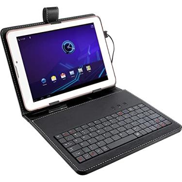 Imagem de Tablet Rosa Multilaser M7 32GB Android 11 Dual Chip Função Celular NB361 + Capa com Teclado (Preto)