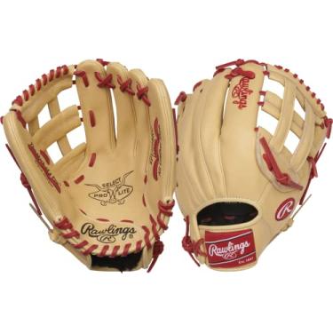 Imagem de Rawlings | Luva de beisebol juvenil SELECT PRO LITE | Modelo Bryce Harper | Pro H-Web | 30,48 cm | Arremesso de mão esquerda