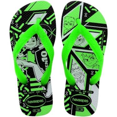 Imagem de Chinelo Havaianas Infantil Kids Ben 10 Menino (23/24, Preto)