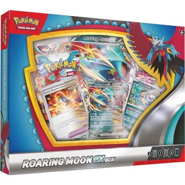 Imagem de Pokémon TCG: Roaring Moon ex Box (1 Foil Promo Card, 1 Oversize Foil Card & 4 Booster Packs)