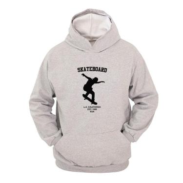 Imagem de Moletom Masculino Canguru Flanelado Skate California Inverno