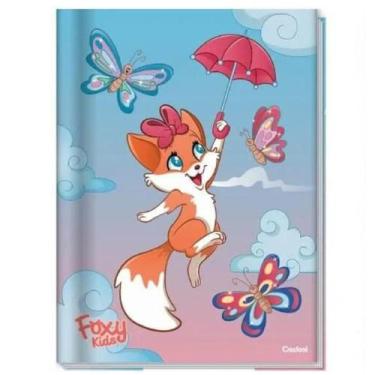 Imagem de Caderno Brochura Capa Dura Foxy Kids 96 Folhas Credeal