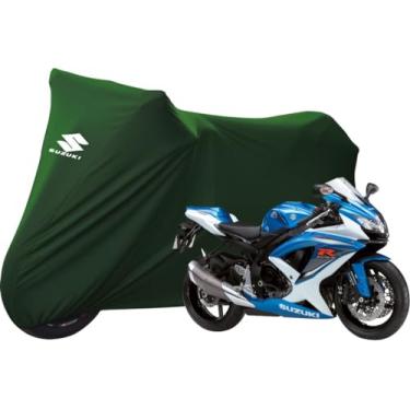 Imagem de Capa de proteção Para Moto Suzuki Gsx R 750 W Srad Luxo (Verde)