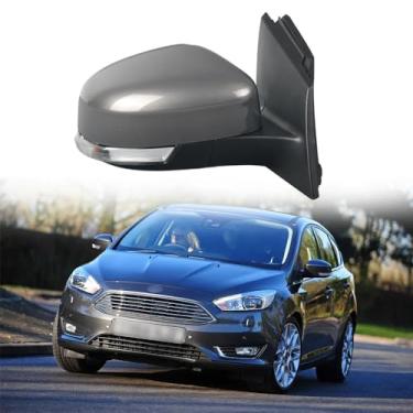 Imagem de Espelho de porta lateral do passageiro adequado para Ford Focus 3 MK3 2012-2018 conjunto de espelho retrovisor para acessórios Ford Focus ajuste elétrico, seta, sensor