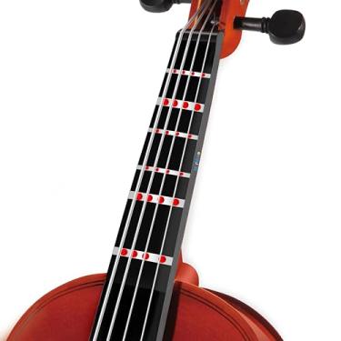 Imagem de Guia de dedo para tamanho 3/4, fita de dedo, adesivos de violino e adesivos de escala – Adequado para violinos e violinos, conjunto de acessórios de violino para iniciantes