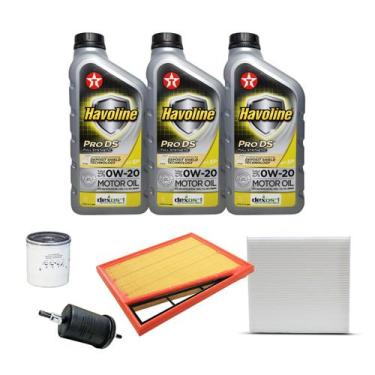 Imagem de Kit Troca De Óleo Fiat Uno Argo Mobi  Firefly 1.0 6v - 3 LT Havoline 0