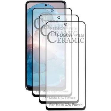 Imagem de Kit 3x Películas de Cerâmica Fosca para Motorola Moto G24 - HUANG