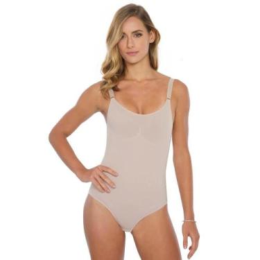 Imagem de Body Modelador Plié 50335 com Abertura Lateral, Base, M