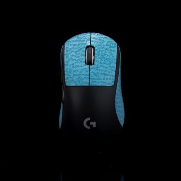 Imagem de Hokeyio Fita adesiva para logitech G Pro X Superlight 2 DEX (GPW4) - antiderrapante, controle aprimorado, resistência ao suor, melhora a aderência FPS Gaming e a proteção do mouse [pré-corte] CS azul