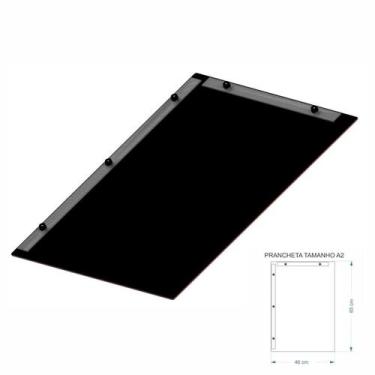 Imagem de Prancheta Desenho Técnico Arquitetura Engenharia Preto A2 - Fenix