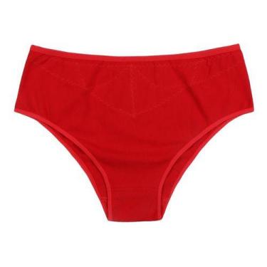 Imagem de Kit 5 Calçolas M ao Exgg Plus Size Calcinha Senhora Forro Cotton Liso 