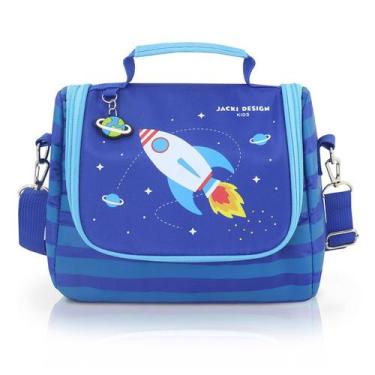 Imagem de Bolsa Lancheira Necessaire Térmica Lanches Infantil Criança Menino Men