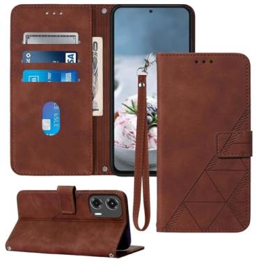 Imagem de Capa carteira compatível com Moto G Stylus 5G 2024, capa para celular Stylus 5G 2024, [compartimentos para cartão] [alça de pulso] Proteção interna de TPU, capa flip de couro com suporte para Moto G