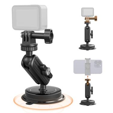 Imagem de Ímã magnético para câmera de ação, suporte de carro rápido 360 para GoPro Max Hero 13 12 11 10 9 8 7 6 Insta360 X3 X4 Go3 DJI Action 4 Osmo Pocket 3 Acessórios de montagem