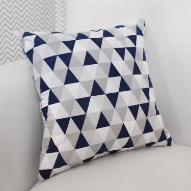 Imagem de Almofada Decorativa com Refil - Laura Baby, Lozango Marinho