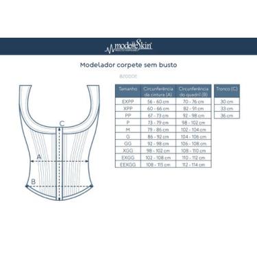 Imagem de Cinta Modeladora Crio Corselet 12B 82000EA 30cm ModelleSkin, Preto, XX