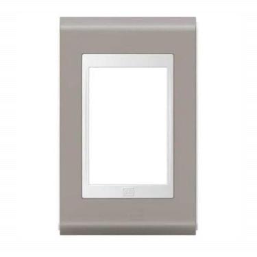 Imagem de  refinatto placa 4x2 3 posições style branco/argila  - weg