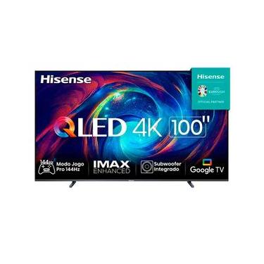 Imagem de Smart TV Hisense UHD 4K QLED 100" Polegadas 100U76N com Wi-Fi e Bluetooth Áudio