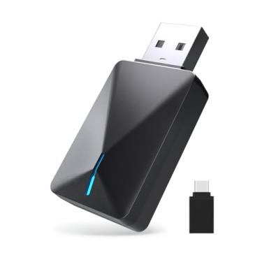 Imagem de Kello Adaptador CarPlay sem fio para iPhone, Bluetooth 5.2 GHz, Apple Car Play, Dongle Carplay sem fio automático e para iPhone iOS 10+/Android 11+