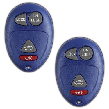 Imagem de 2 teclas sem chave Option substituição 4 botões entrada sem chave controle remoto chave FobKeylessOption azul KPT5383